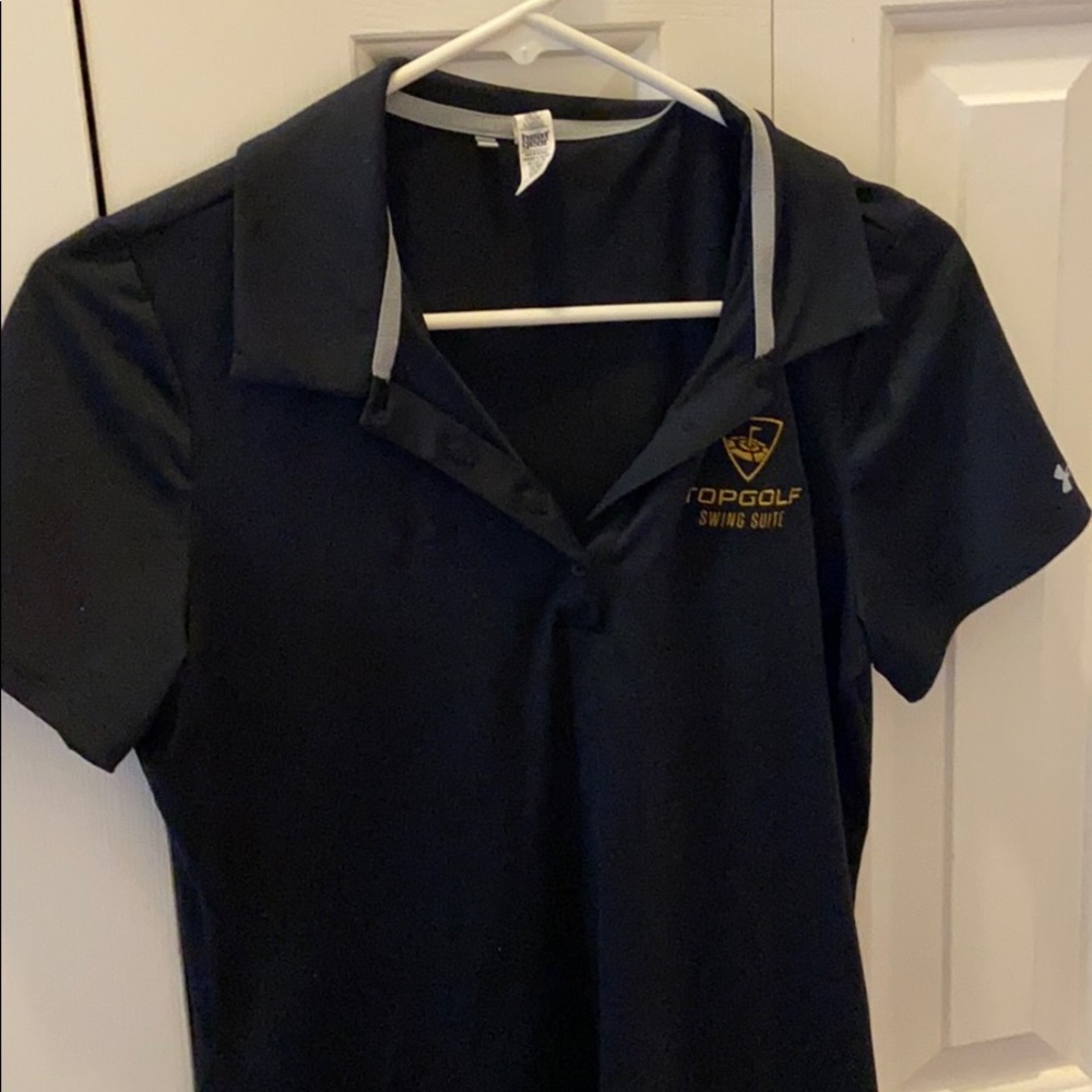 Body armour top golf black polo women’s size M